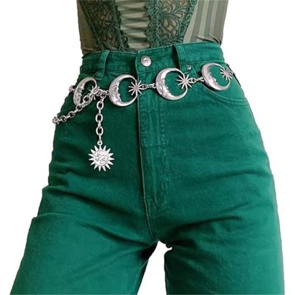 ✨ Multi-Layer Belly Chain with Coin Pendants | Adjustable Gold Waist Chain Belt - Picture 7 of 7